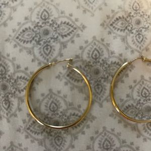 10k gold hoop earings
